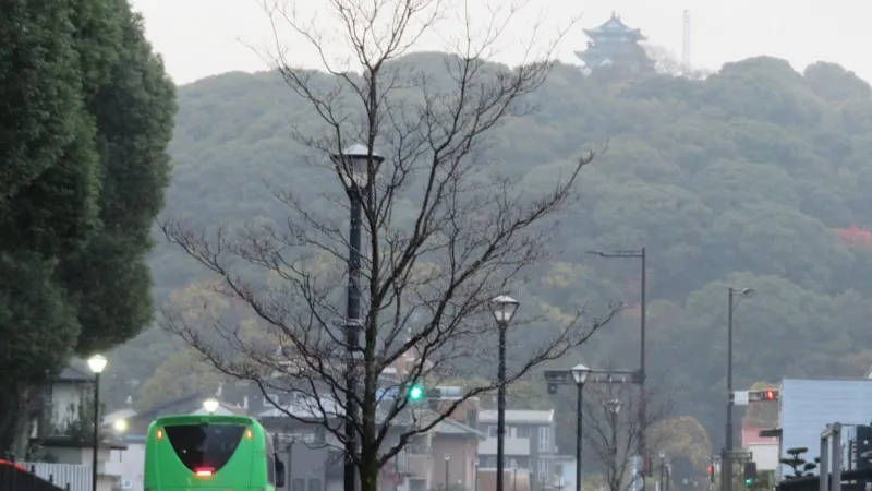 小牧・長久手の戦いで家康が本陣を構えた小牧山城