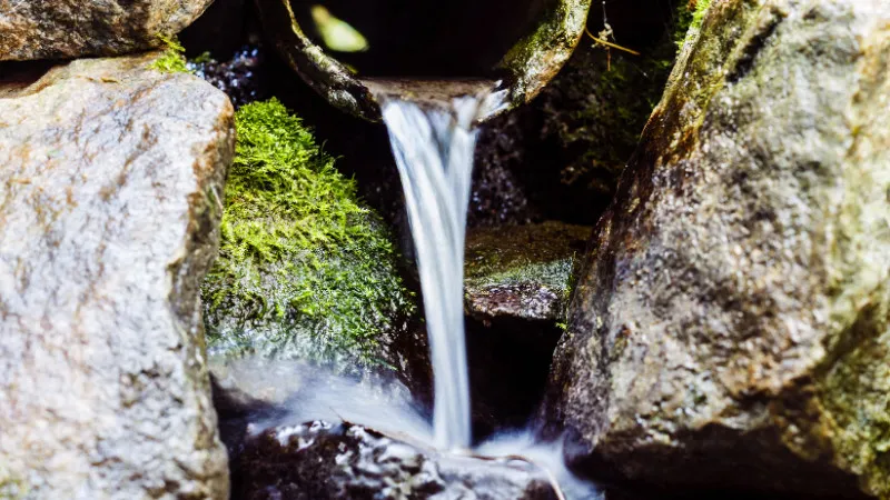 Mt Maizue Yuanshui, the source of water in Qing dynasty