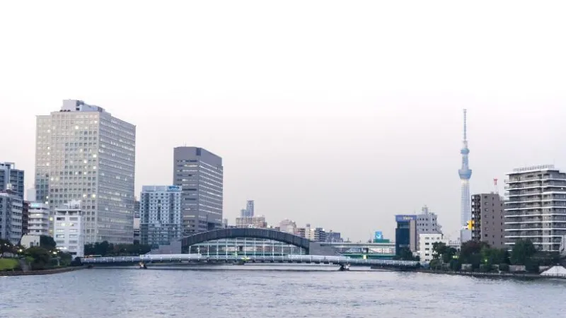 東京都　スカイツリーを臨むカヤッククルージング