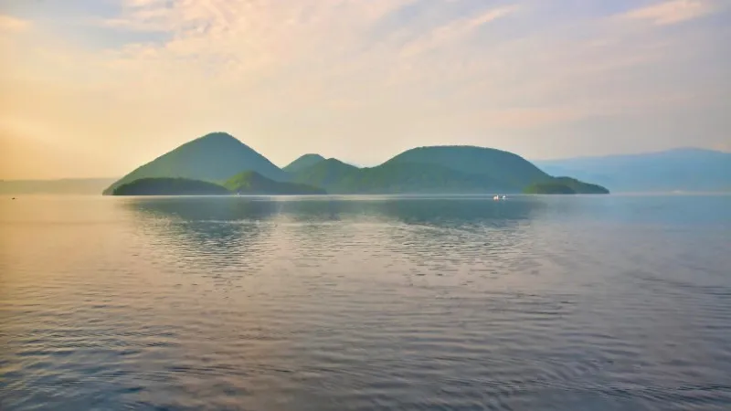 Nakajima in Lake Toya