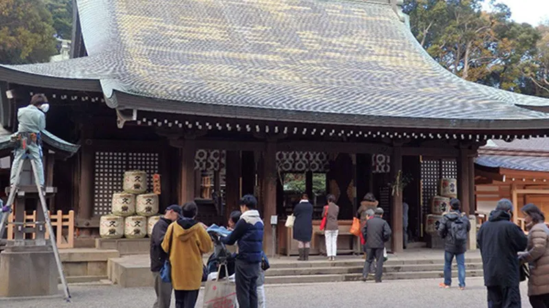 The shrine is