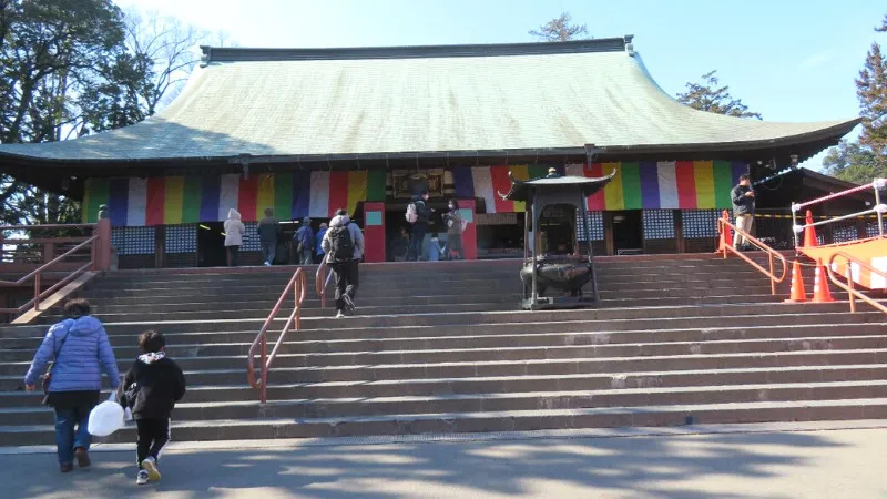 A Tendai sect temple founded in the Heian period and dedicated to Jiei Daishi