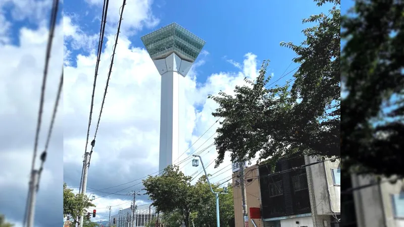 별 모양의 공원을 한눈에 볼 수 있는 고료카쿠 타워!
