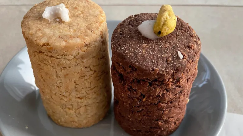 Popular items are scones made with salted malted rice