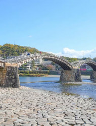 Kintai-Kyo Bridge and Iwakuni Castle with local guide 3h