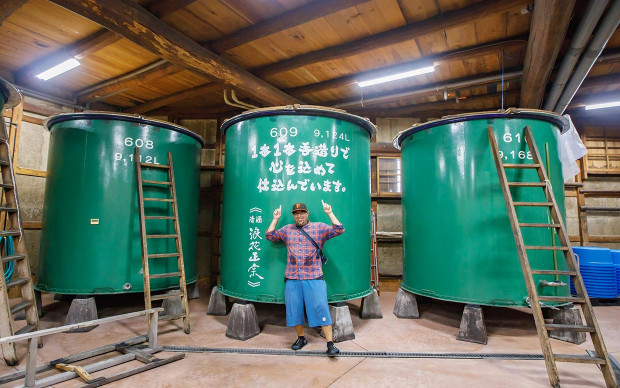 大阪最古の酒蔵「浪花酒造」で日本酒の製造見学体験とテイスティング