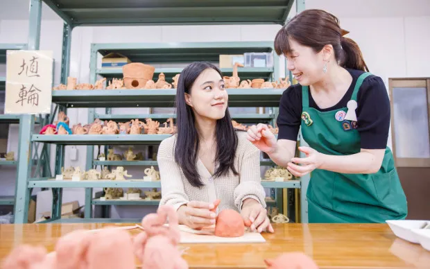 大阪：世界遺產區域，接觸日本的歷史與文化的土俑（埴輪）製作體驗