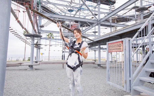 大阪：美しい海に臨む巨大アスレチックを楽しもう！