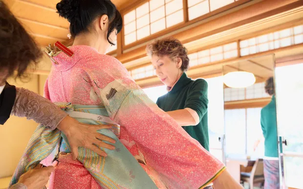 A special photo tour with authentic Japanese kimonos in Kishiwada