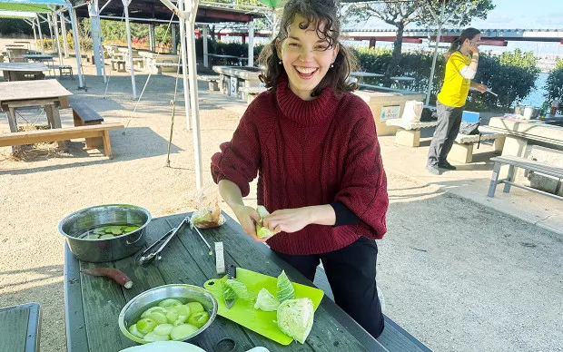 Scenic cycling tour through majestic nature
