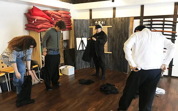 变身忍者，学习忍术体验