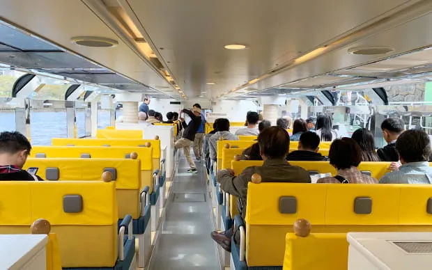 The first cruise you should board in Osaka, the iconic Aqualiner! 