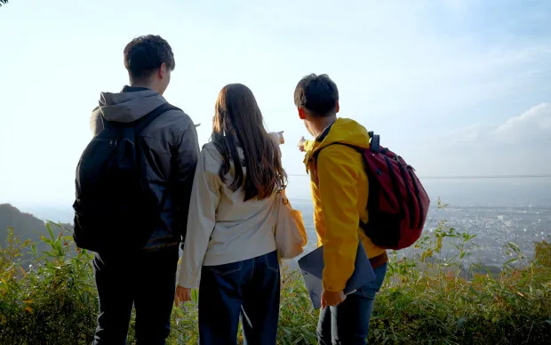 Mt. Kunimi Hiking Tour at Hirakata, with a panoramic view of Kyoto and Osaka