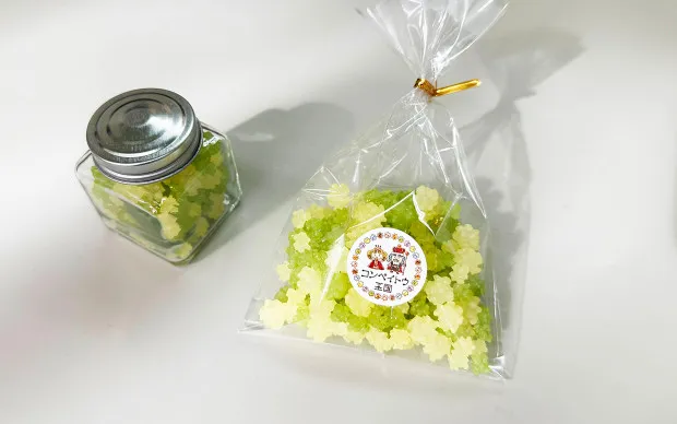 在专属的小釜锅中制作独自口味的金平糖