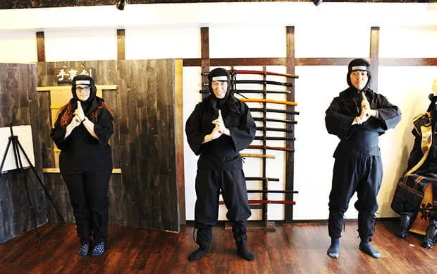 变身忍者，学习忍术体验