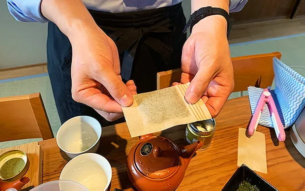 [只此一家]自制日本产绿茶茶包体验