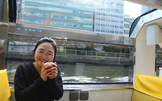 The first cruise you should board in Osaka, the iconic Aqualiner! 