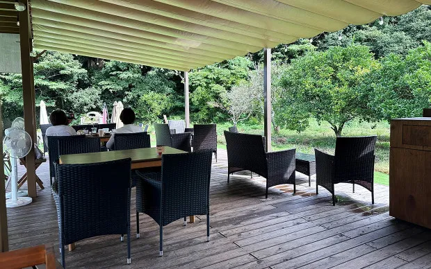 Scenic cycling tour through majestic nature