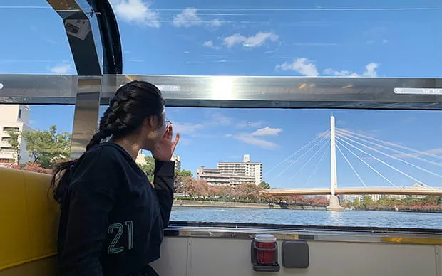 The first cruise you should board in Osaka, the iconic Aqualiner! 