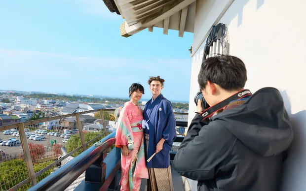 A special photo tour with authentic Japanese kimonos in Kishiwada