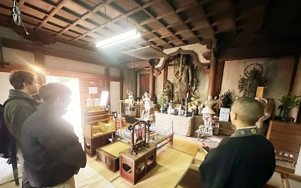 Scenic cycling tour through majestic nature