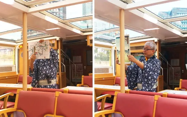 落語家と行くなにわ探検クルーズ