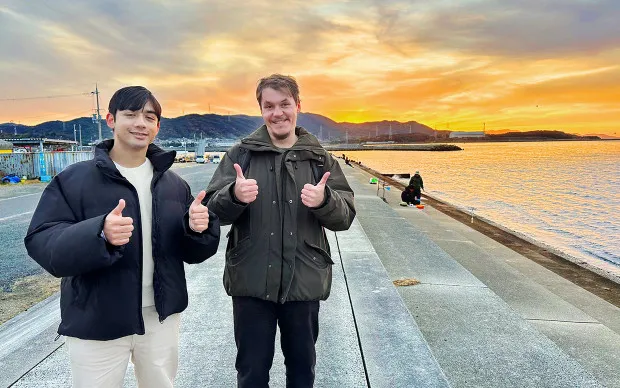 Scenic cycling tour through majestic nature