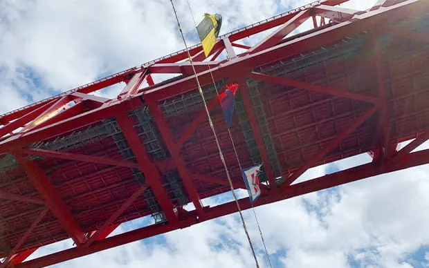搭乘觀光船聖瑪麗亞號能欣賞令人讚嘆的大阪港風景