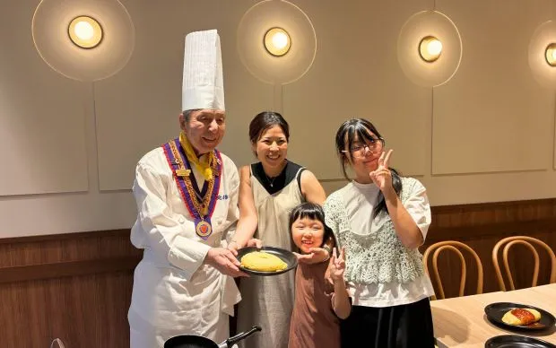 熟練シェフ直伝！名店でオムライス作り体験