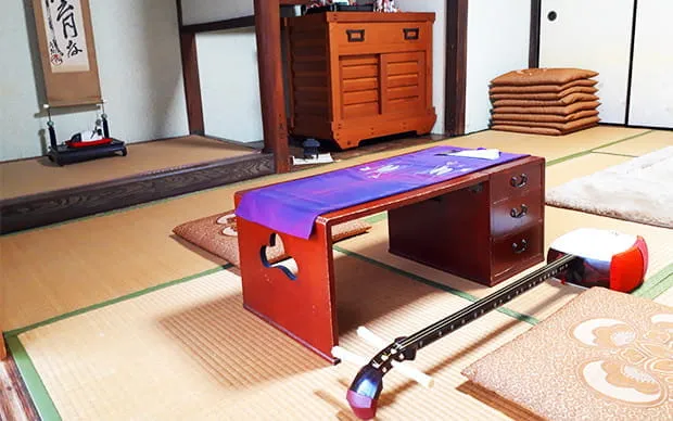 Traditional Japanese Instrument, Shamisen, Lesson and Performance with a Former Geisha.