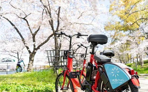 以自行車代步大阪一天遊