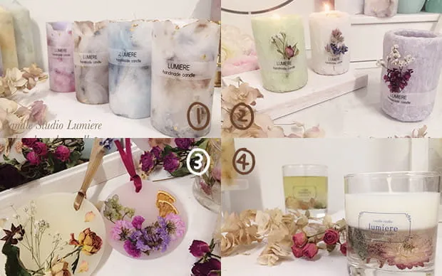 癒しの時間に。世界に一つだけの手作りキャンドル体験	