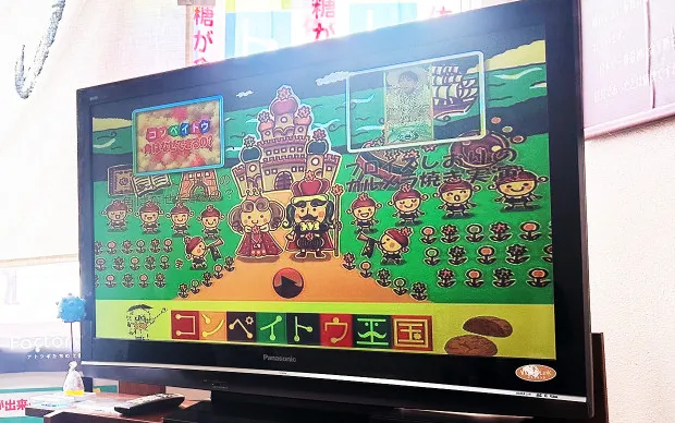 在专属的小釜锅中制作独自口味的金平糖