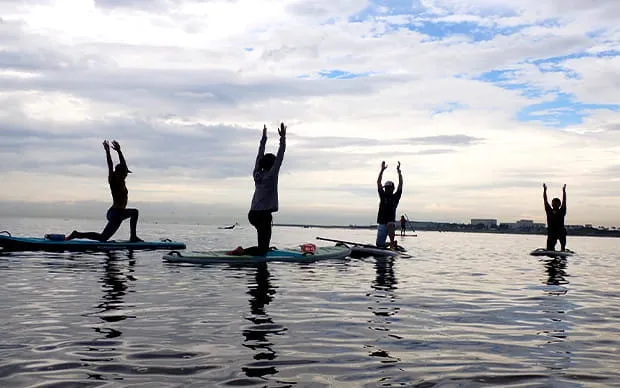 非日常的な海の散歩でリフレッシュ！	