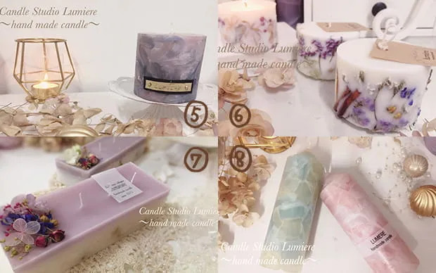癒しの時間に。世界に一つだけの手作りキャンドル体験	