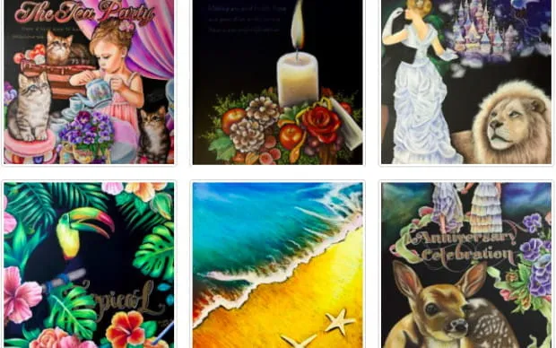 色彩鮮豔的粉筆看板藝術體驗	