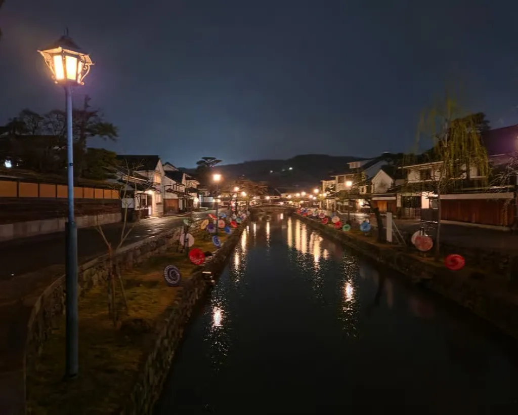 Okayama: Kurashiki Silent Canal Walk (Morning & Night)#3