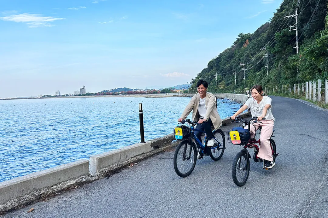 A stone’s throw from Kansai Airport: Seaside cycling and marine activity tour in Misakicho#2