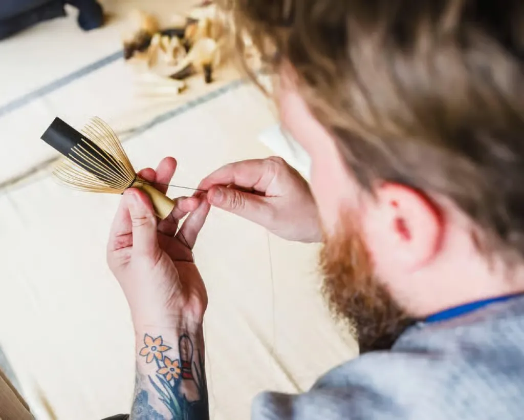 Nara: Visit a Tea Whisk Maker and Make Your Own Tea Scoop#2