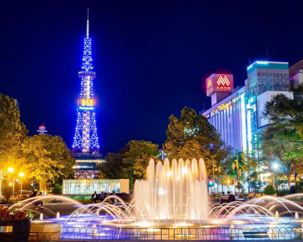 Sapporo: Illuminated Landmarks and TV Tower Night View Tour#1