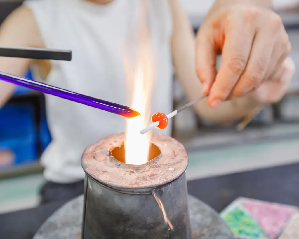 大阪：參觀老字號玻璃工坊與製作玻璃珠項鍊＆神社祈禱體驗#2