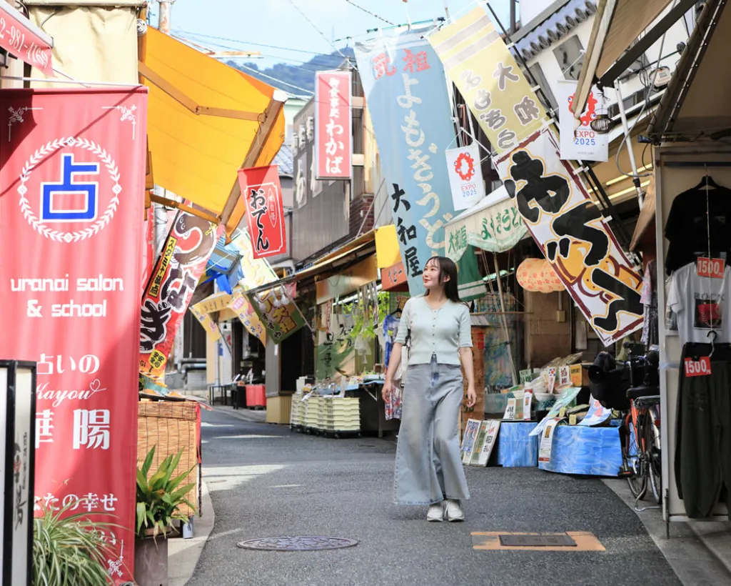 Osaka private tour: Prayer at Ishikiri Tsurugiya Jinja and local gourmet tour#5