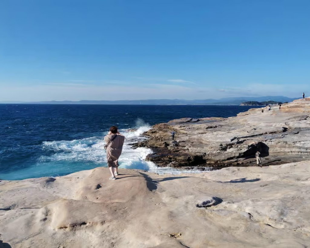 Wakayama: Sandanbeki and Senjojiki Scenic Coast Tour#1