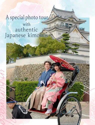 A special photo tour with authentic Japanese kimonos in Kishiwada