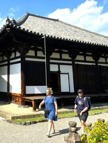 Nara: World Heritage Gangoji Temple & Naramachi Old Town