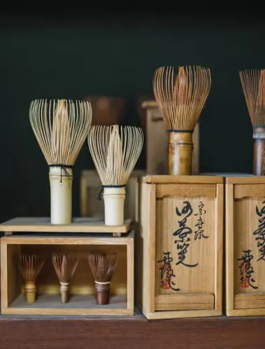 Nara: Visit a Tea Whisk Maker and Make Your Own Tea Scoop
