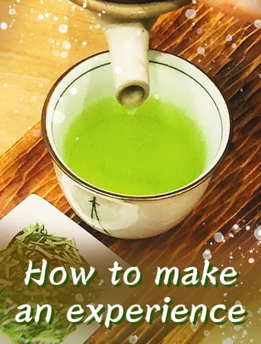 日本茶沖泡体验（包和菓子）