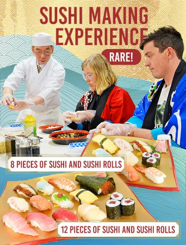 大阪少見的機會！專為外國人的體驗方案「製作壽司體驗」