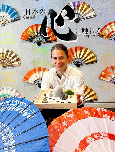 日本庭園・金粉蒔絵・お抹茶、日本の心に触れるカジュアル文化体験