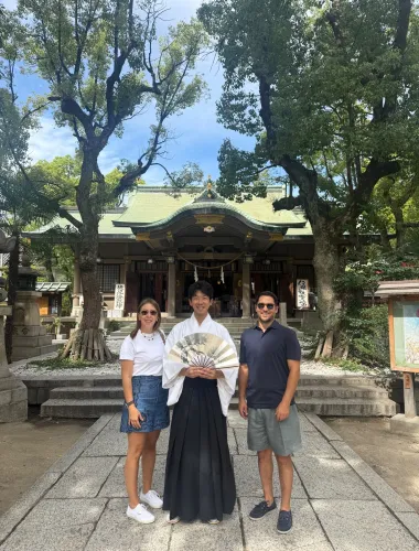Osaka: Samurai Sword Experience at Historic Kōzu Shrine